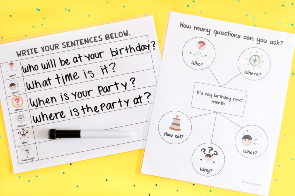 Question Formulation Maps for Speech Therapy