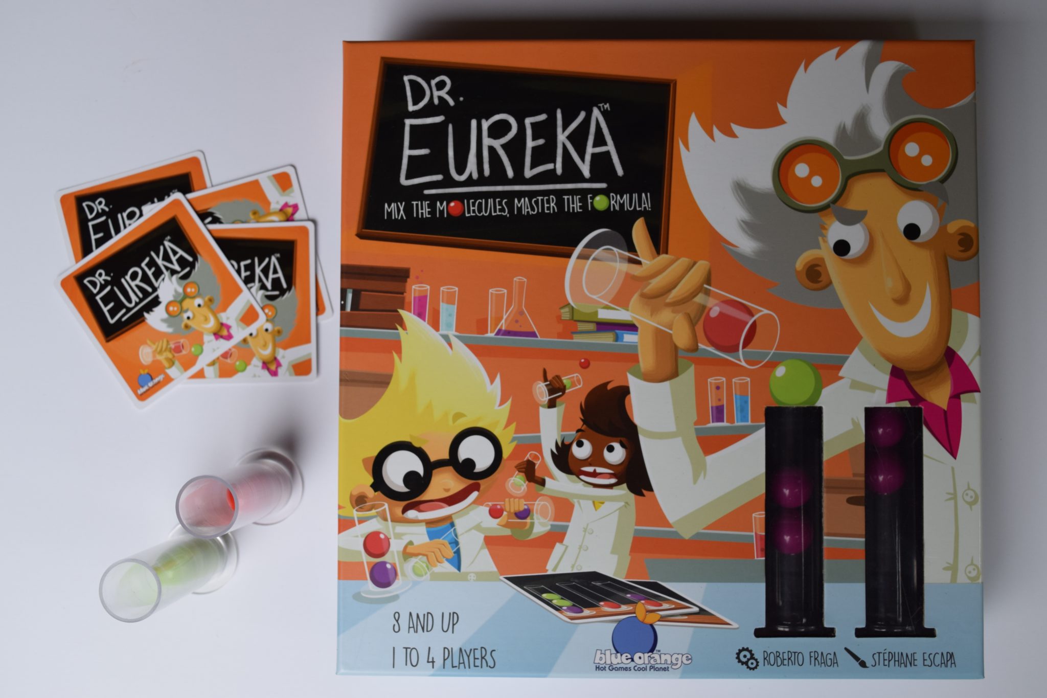 Dr. Eureka is a relatively new game from Blue Orange Games. You can use it in your speech and language therapy room to not only target various speech and language skills but to also target motor planning and fine motor skills. It was a hit with my students, and I'm sure it will be a hit with yours, too! Read my Dr. Eureka game review in this post.