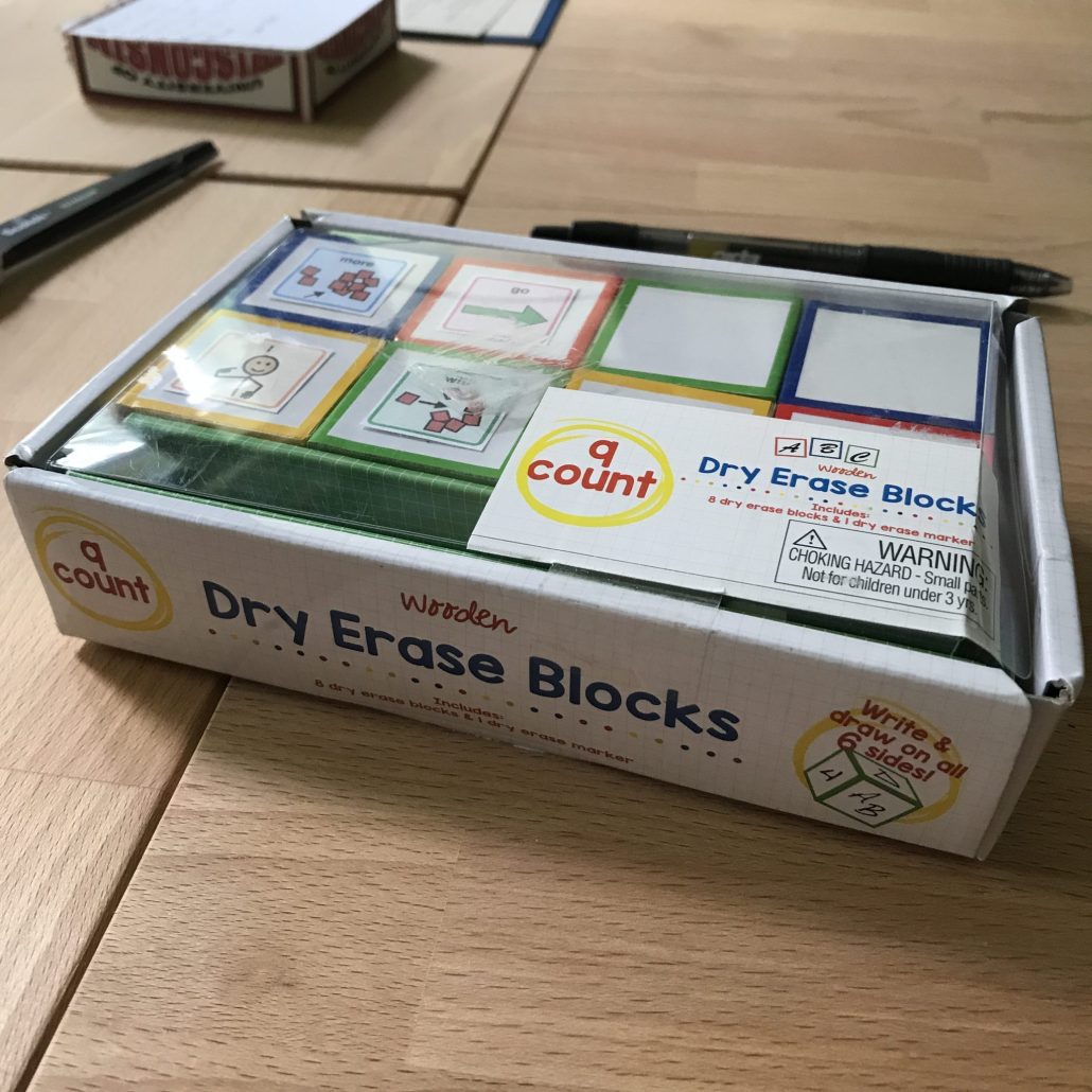AAC Core Vocabulary Dice Activity | Speechy Musings