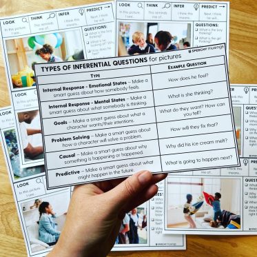 Real World Inferencing Activities for Speech Therapy | Speechy Musings