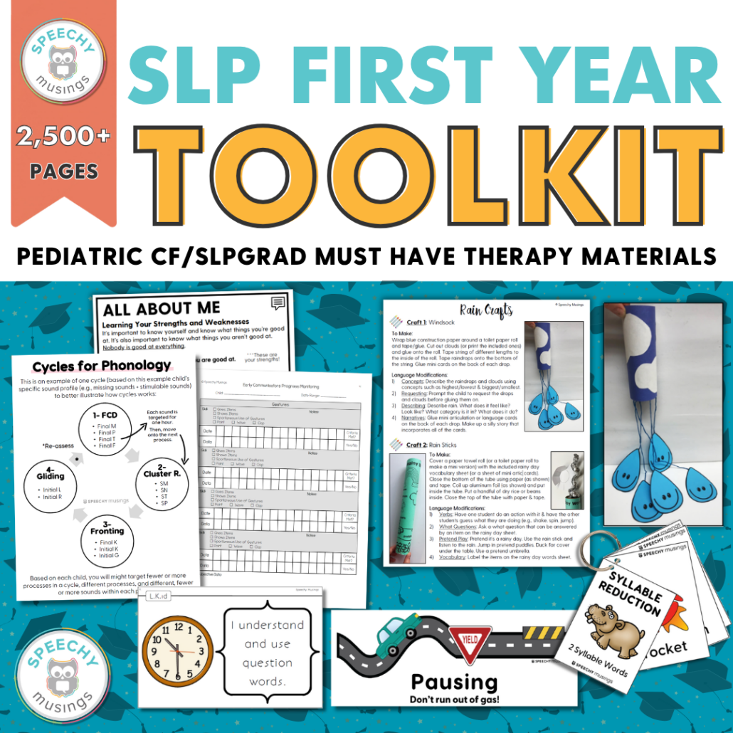 The SLP First Year Toolkit | Speechy Musings