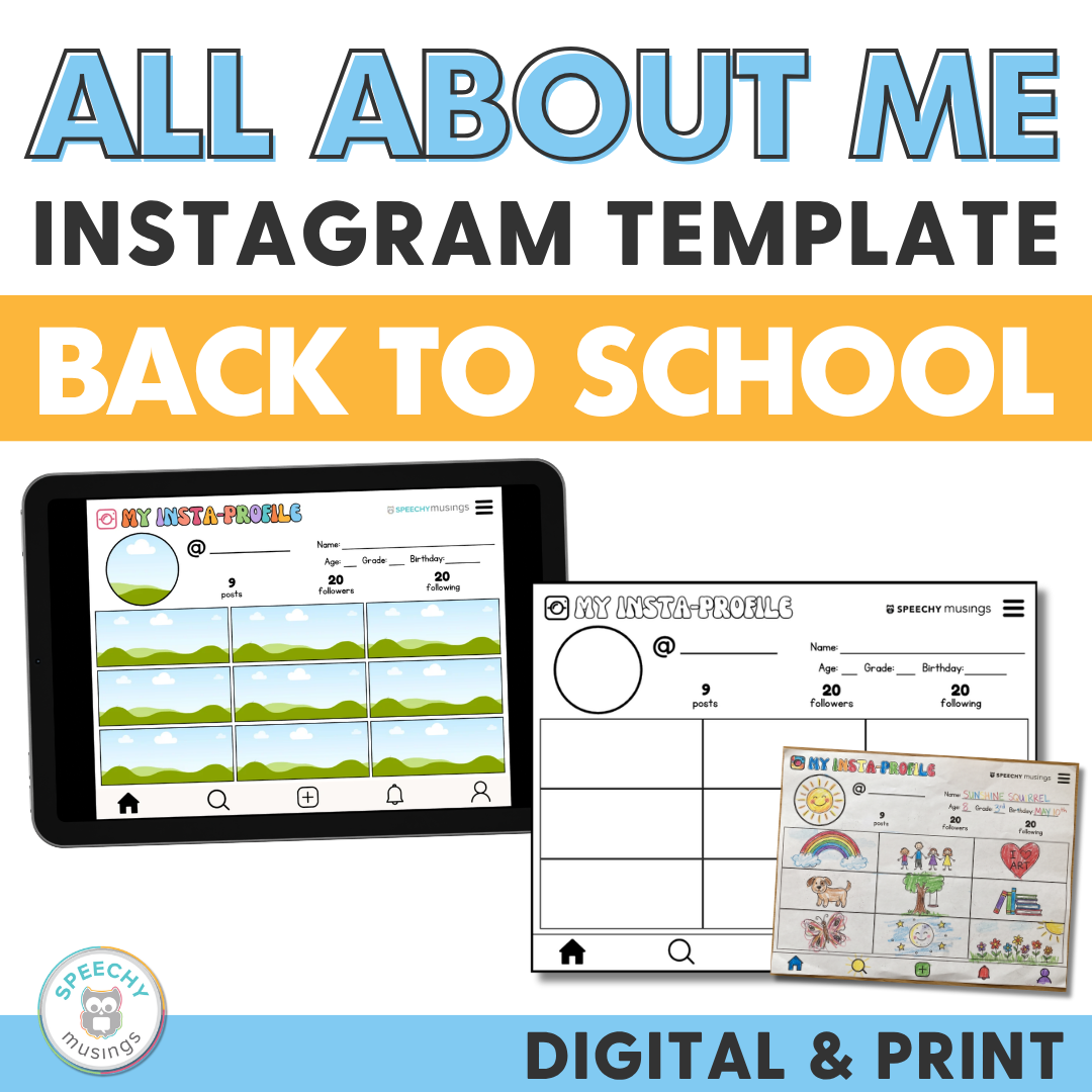 All About Me Instagram Template